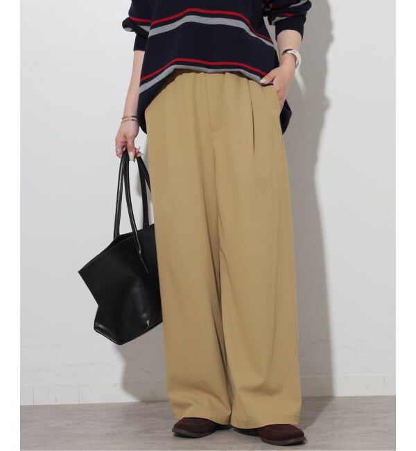 JOURNAL STANDARD relume「《予約》ドライカルゼタックイージーパンツ」|スラックス|ベージュ