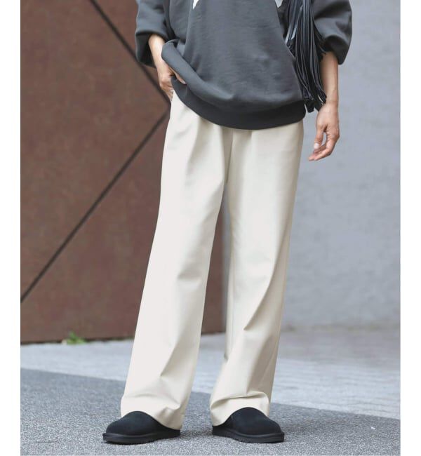 JOURNAL STANDARD relume「《追加予約2 / 新色》サーモサキソニー裏起毛パンツ」|スラックス|