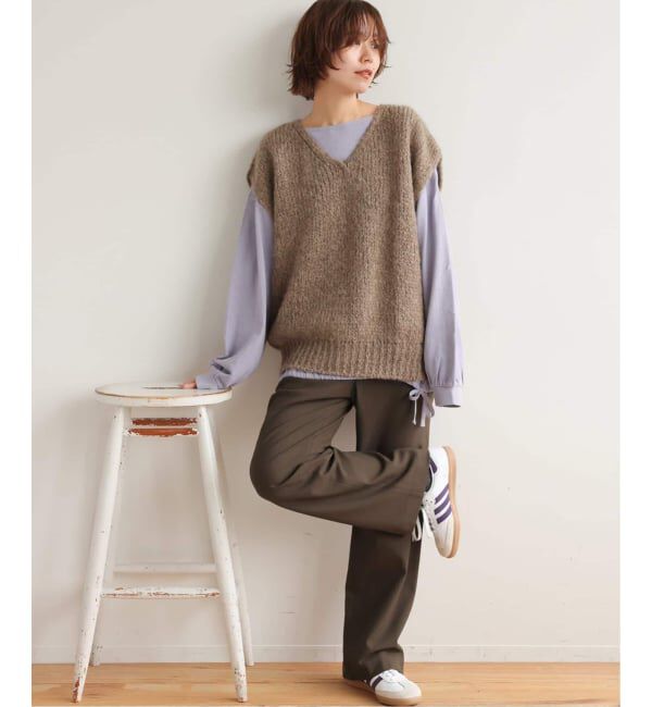 JOURNAL STANDARD relume「《追加予約2 / 新色》サーモサキソニー裏起毛パンツ」|スラックス|