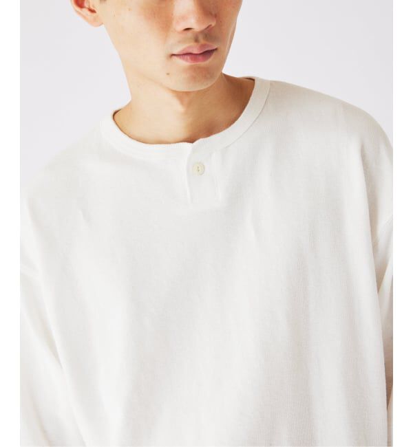 JOURNAL STANDARD relume「ブロック インレイ 1ボタン ヘンリーネック」|Tシャツ・カットソー|