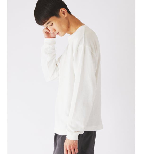 JOURNAL STANDARD relume「ブロック インレイ 1ボタン ヘンリーネック」|Tシャツ・カットソー|