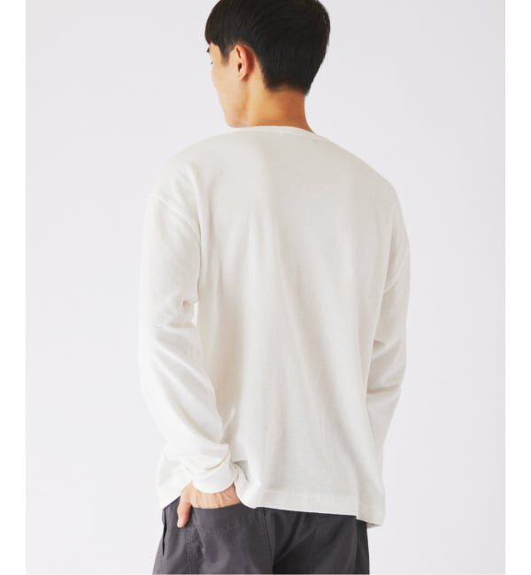 JOURNAL STANDARD relume「ブロック インレイ 1ボタン ヘンリーネック」|Tシャツ・カットソー|