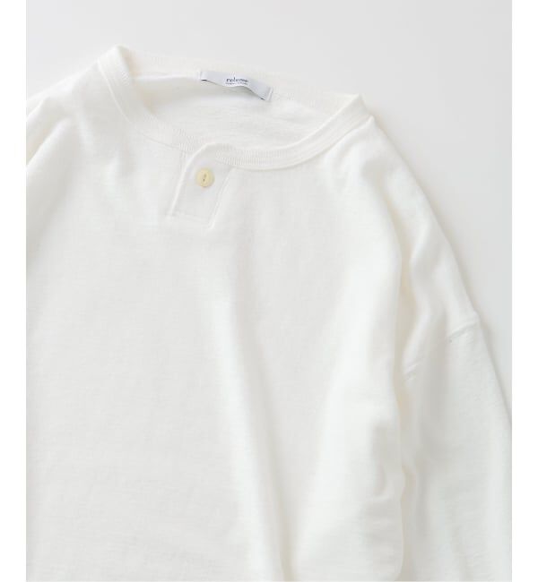 JOURNAL STANDARD relume「ブロック インレイ 1ボタン ヘンリーネック」|Tシャツ・カットソー|