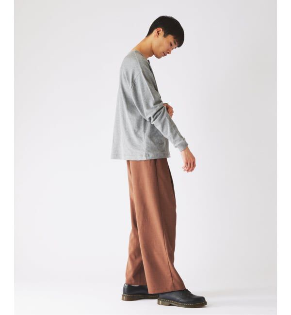 JOURNAL STANDARD relume「ブロック インレイ 1ボタン ヘンリーネック」|Tシャツ・カットソー|