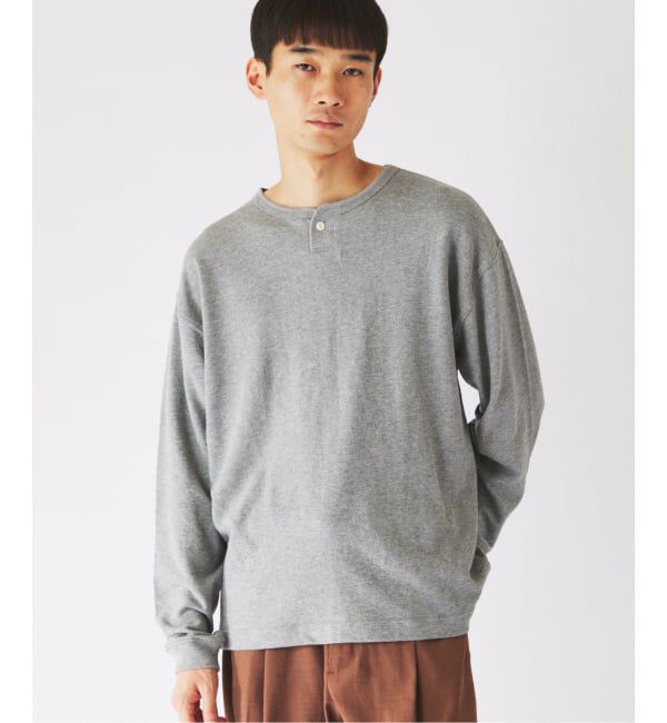 JOURNAL STANDARD relume「ブロック インレイ 1ボタン ヘンリーネック」|Tシャツ・カットソー|