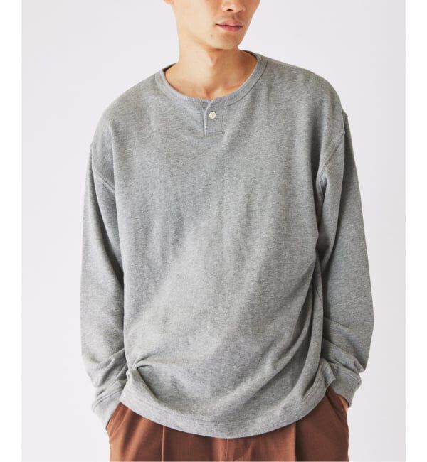 JOURNAL STANDARD relume「ブロック インレイ 1ボタン ヘンリーネック」|Tシャツ・カットソー|