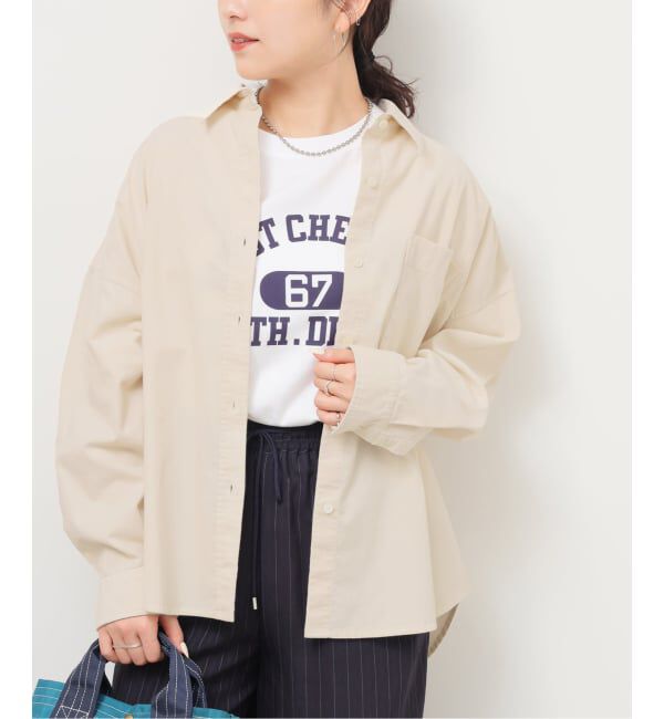 JOURNAL STANDARD relume「《追加》コットンコーデュロイオーバーサイズシャツ」|シャツ・ブラウス|