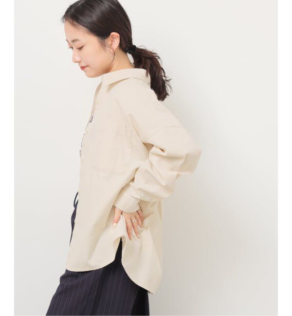 JOURNAL STANDARD relume「《追加》コットンコーデュロイオーバーサイズシャツ」|シャツ・ブラウス|