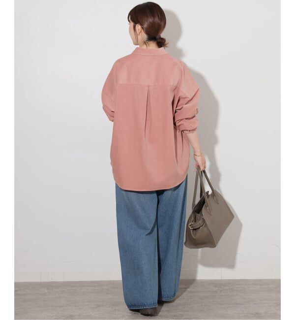 JOURNAL STANDARD relume「《追加》コットンコーデュロイオーバーサイズシャツ」|シャツ・ブラウス|