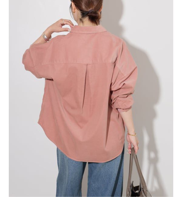JOURNAL STANDARD relume「《追加》コットンコーデュロイオーバーサイズシャツ」|シャツ・ブラウス|