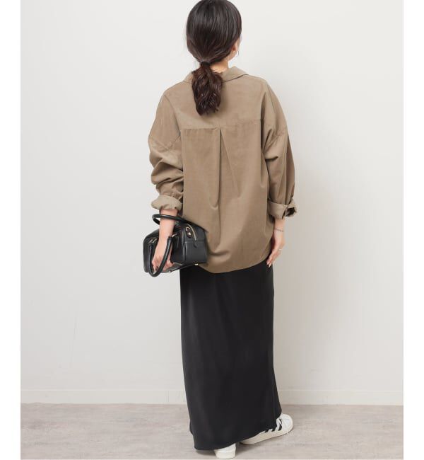 JOURNAL STANDARD relume「《追加》コットンコーデュロイオーバーサイズシャツ」|シャツ・ブラウス|