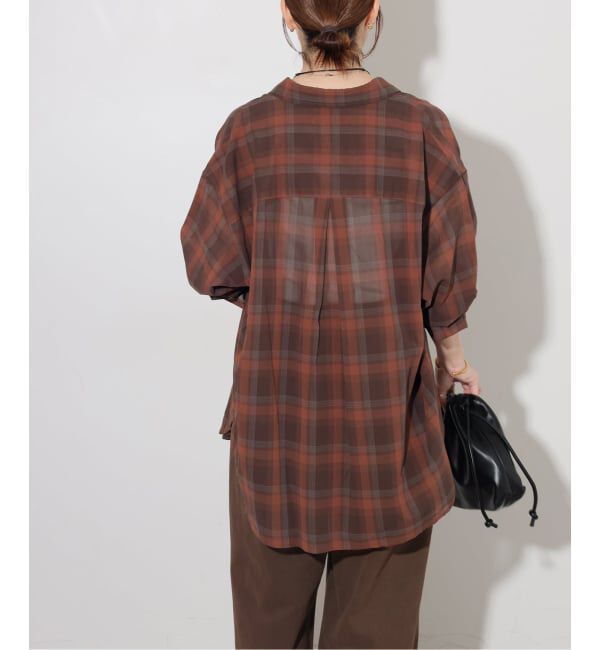 JOURNAL STANDARD relume「シアーボイルコットンチェックシャツ」|シャツ・ブラウス|