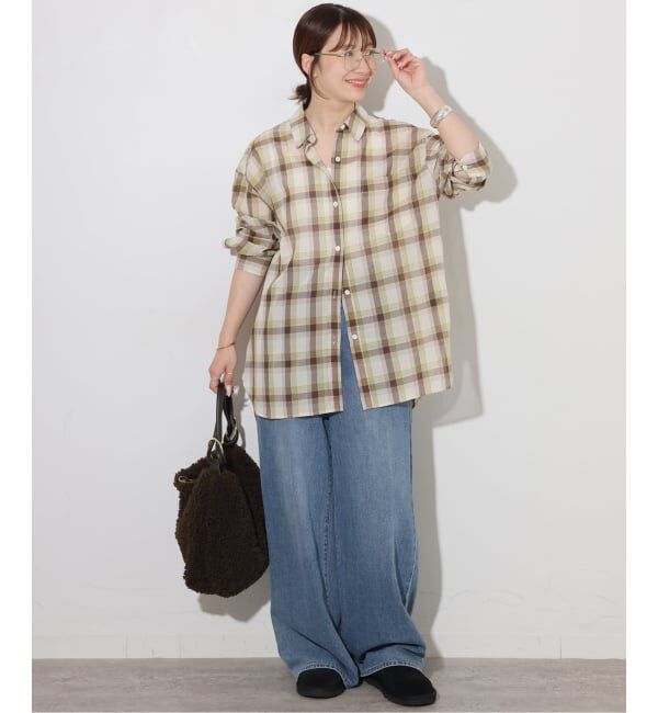 JOURNAL STANDARD relume「シアーボイルコットンチェックシャツ」|シャツ・ブラウス|