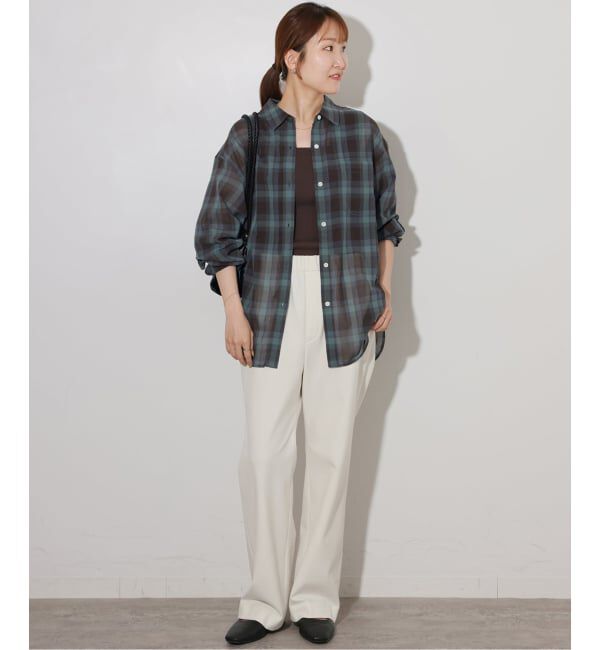 JOURNAL STANDARD relume「シアーボイルコットンチェックシャツ」|シャツ・ブラウス|