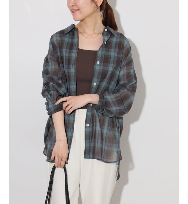 JOURNAL STANDARD relume「シアーボイルコットンチェックシャツ」|シャツ・ブラウス|