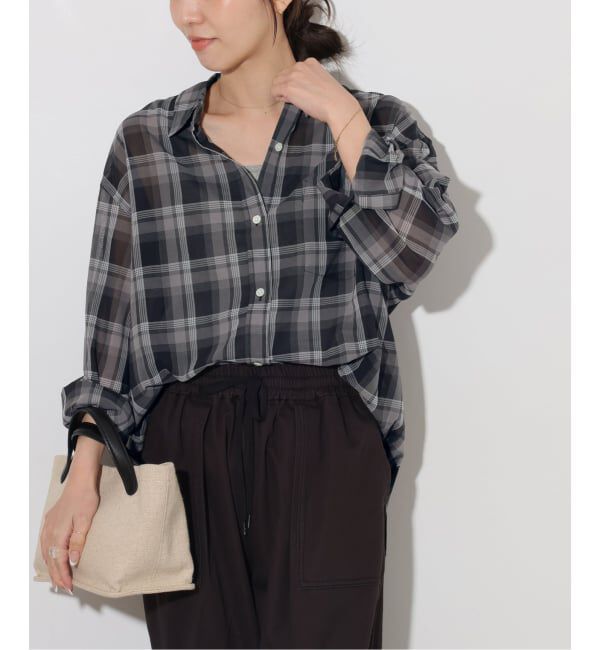 JOURNAL STANDARD relume「シアーボイルコットンチェックシャツ」|シャツ・ブラウス|
