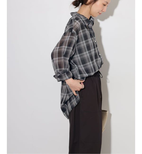JOURNAL STANDARD relume「シアーボイルコットンチェックシャツ」|シャツ・ブラウス|