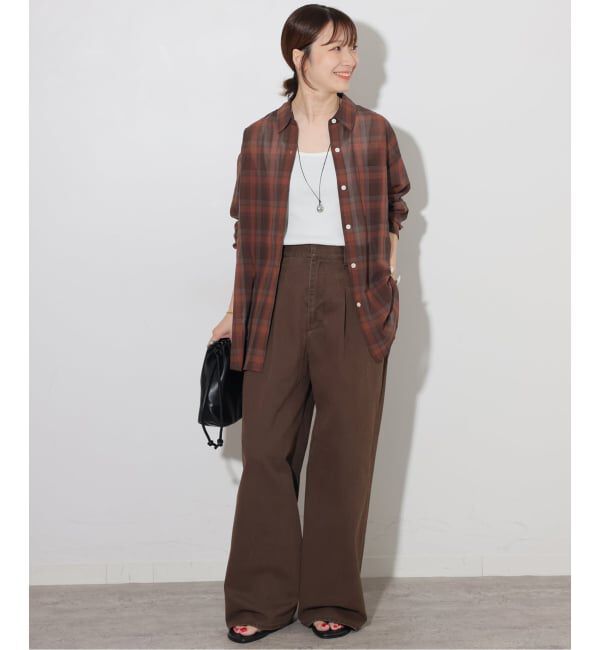 JOURNAL STANDARD relume「シアーボイルコットンチェックシャツ」|シャツ・ブラウス|