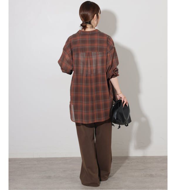 JOURNAL STANDARD relume「シアーボイルコットンチェックシャツ」|シャツ・ブラウス|