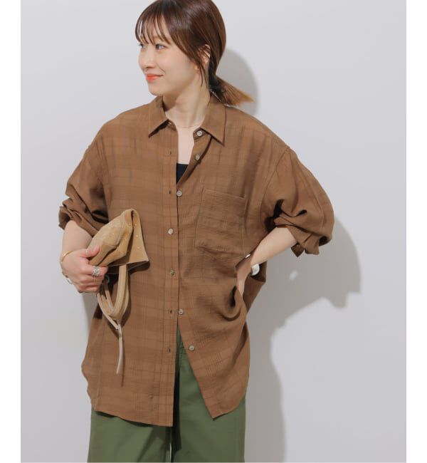JOURNAL STANDARD relume「ドビーチェックシアーシャツ」|シャツ・ブラウス|