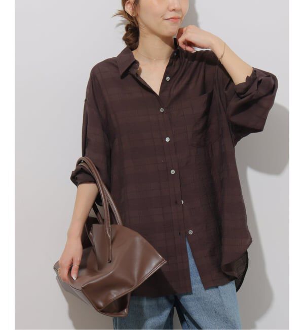 JOURNAL STANDARD relume「ドビーチェックシアーシャツ」|シャツ・ブラウス|