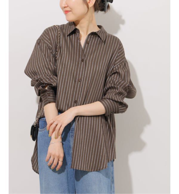 JOURNAL STANDARD relume「ニュアンスカラーストライプシャツ」|シャツ・ブラウス|