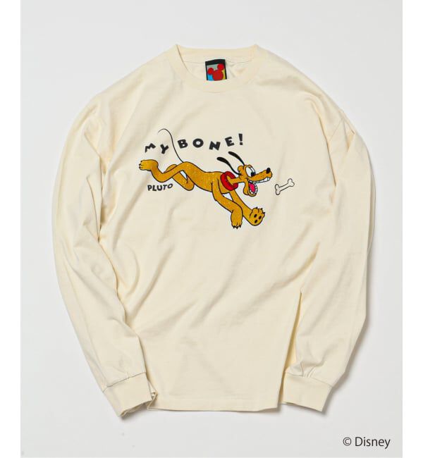 JOURNAL STANDARD relume「＜ミッキー＆フレンズ＞ ヴィンテージ加工 キャラクター ロンT」|Tシャツ・カットソー|ナチュラル