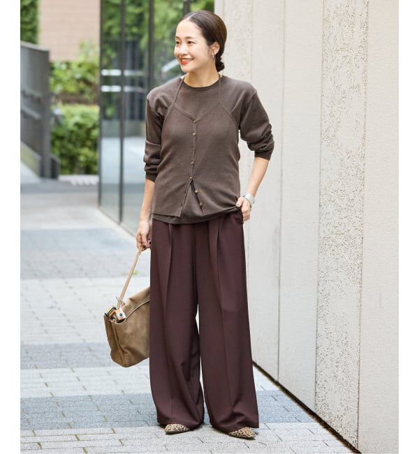 JOURNAL STANDARD「ウォースフィルツイルイージーワイドスラックス」|スラックス|