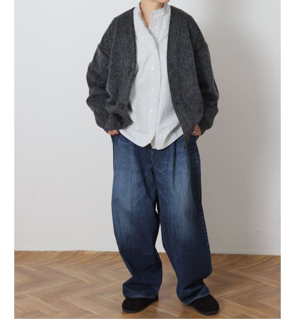 journal standard luxe「13OZデニム タックラウンドパンツ」|デニム|