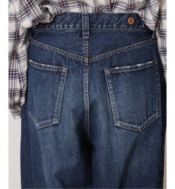 journal standard luxe「13OZデニム タックラウンドパンツ」|デニム|