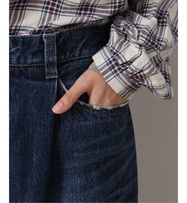 journal standard luxe「13OZデニム タックラウンドパンツ」|デニム|