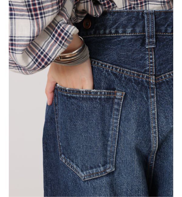 journal standard luxe「13OZデニム タックラウンドパンツ」|デニム|