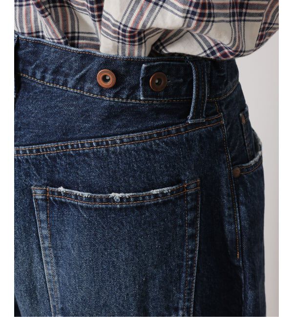 journal standard luxe「13OZデニム タックラウンドパンツ」|デニム|