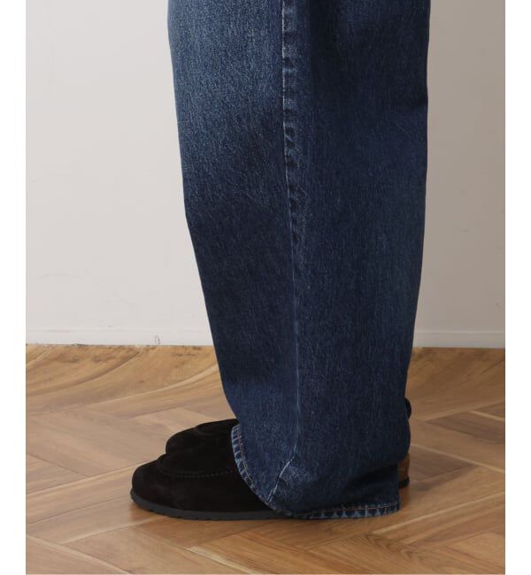 journal standard luxe「13OZデニム タックラウンドパンツ」|デニム|