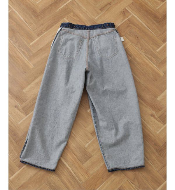 journal standard luxe「13OZデニム タックラウンドパンツ」|デニム|