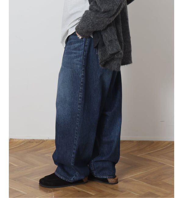 journal standard luxe「13OZデニム タックラウンドパンツ」|デニム|