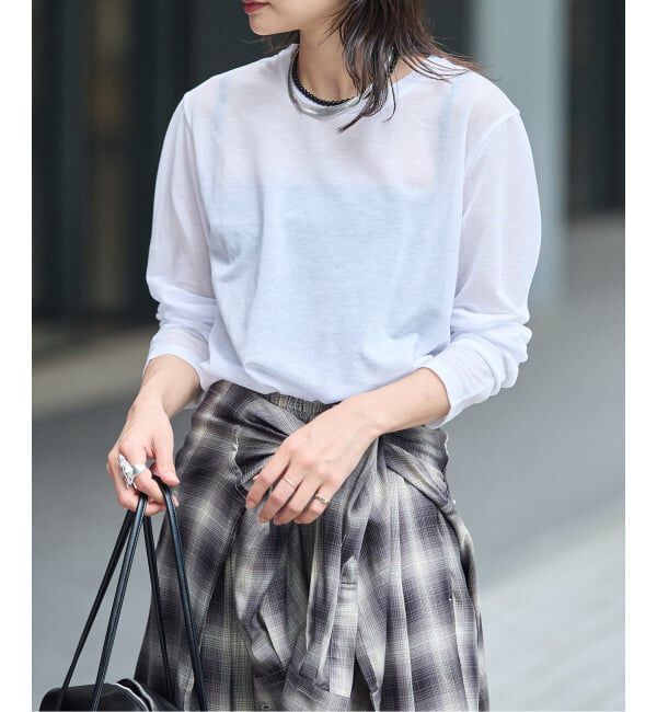 JOURNAL STANDARD「《追加2》CPシアースキンロング Tシャツ」|Tシャツ・カットソー|