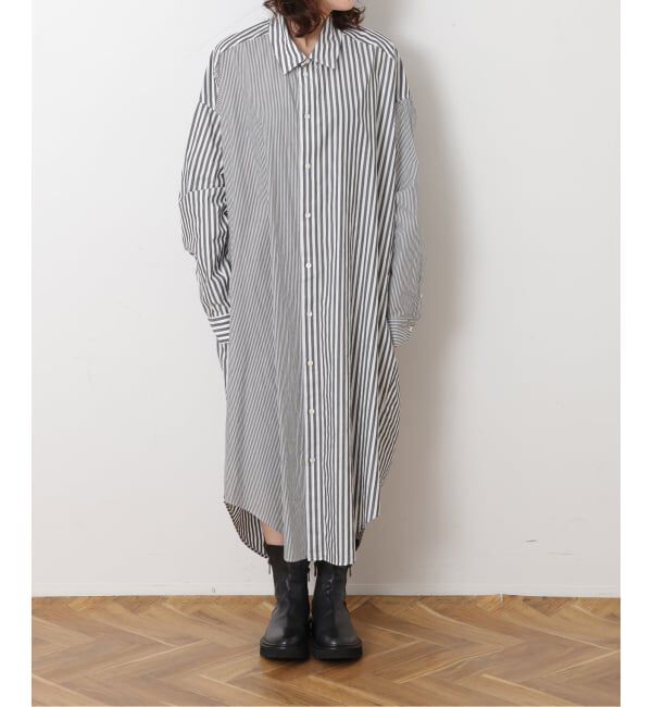 journal standard luxe「《予約》コットンストライプコンビワンピース」|ワンピース|