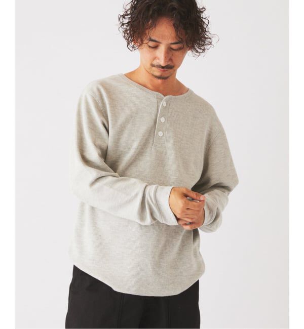 JOURNAL STANDARD relume「《予約》ヴァリアス ワッフル ヘンリーネック」|Tシャツ・カットソー|