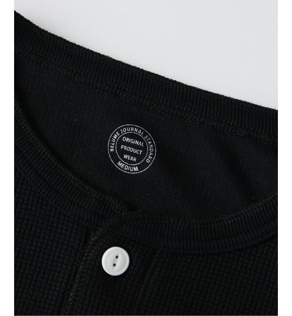 JOURNAL STANDARD relume「《予約》ヴァリアス ワッフル ヘンリーネック」|Tシャツ・カットソー|
