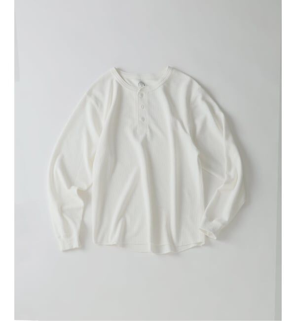 JOURNAL STANDARD relume「《予約》ヴァリアス ワッフル ヘンリーネック」|Tシャツ・カットソー|