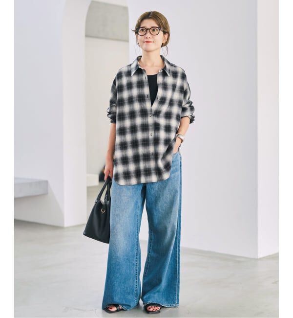 Spick and Span「ソフトオンブレチェックシャツ」|シャツ・ブラウス|