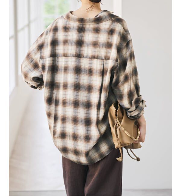 Spick and Span「ソフトオンブレチェックシャツ」|シャツ・ブラウス|