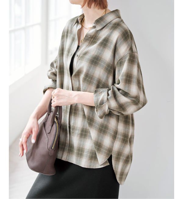 Spick and Span「ソフトオンブレチェックシャツ」|シャツ・ブラウス|