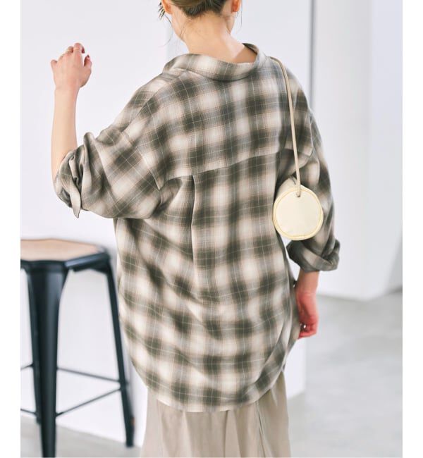 Spick and Span「ソフトオンブレチェックシャツ」|シャツ・ブラウス|