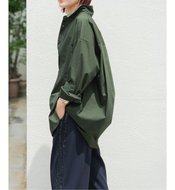 Spick and Span「《WEB限定カラー有り / 追加》50コットンオーバーシャツ」|シャツ・ブラウス|