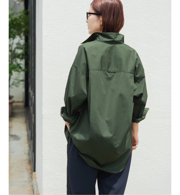 Spick and Span「《WEB限定カラー有り / 追加》50コットンオーバーシャツ」|シャツ・ブラウス|