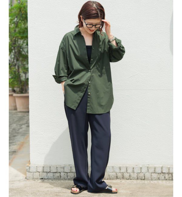 Spick and Span「《WEB限定カラー有り / 追加》50コットンオーバーシャツ」|シャツ・ブラウス|