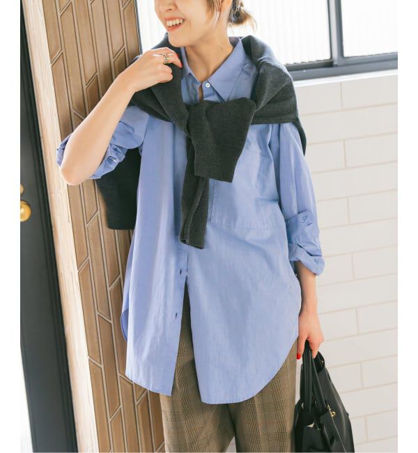 Spick and Span「《WEB限定カラー有り / 追加》50コットンオーバーシャツ」|シャツ・ブラウス|