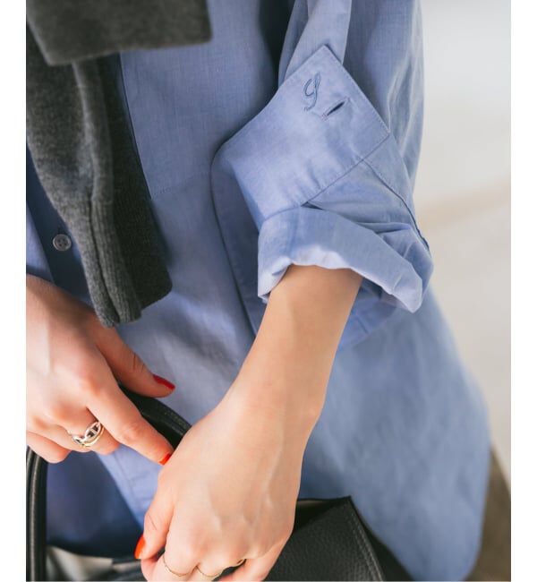 Spick and Span「《WEB限定カラー有り / 追加》50コットンオーバーシャツ」|シャツ・ブラウス|
